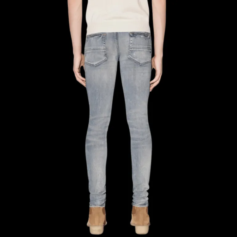 AMIRI jeans Stack skinny denim bleu ciel