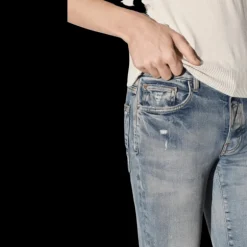 AMIRI jeans Stack skinny denim bleu ciel