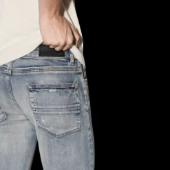 AMIRI jeans Stack skinny denim bleu ciel