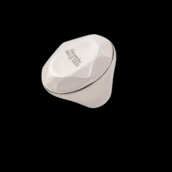 Bague ALEXANDER MCQUEEN The Faceted Stone Argent Vieilli