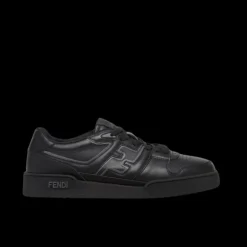 Basket FENDI Match noir gris semelle noire