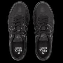 Basket FENDI Match noir gris semelle noire