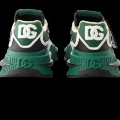 Basket Sneaker DOLCE & GABBANA Airmaster bi matière Blanc vert