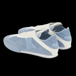 Baskets basses CHLOE Kick cuir resille bleu ciel