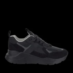 Baskets BURBERRY Sean noir logo cheval languette