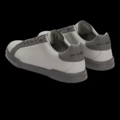 Baskets DOLCE & GABBANA Portofino cuir gris caoutchouc gris foncé