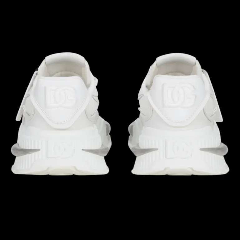 Baskets DOLCE & GABBANA Airmaster bi matière blanc logo DG