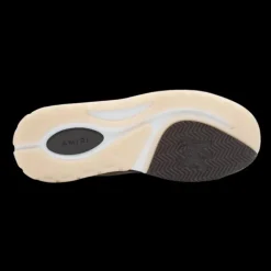 Baskets Sneakers AMIRI MA-1 cuir blanc marron