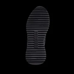 Baskets Sneakers MONCLER Pacey nylon daim noir logo talon