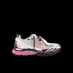 Baskets sneakers OFF-WHITE Be Right Back cuir mesh noir rose