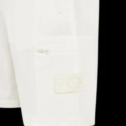 Bermuda cargo STONE ISLAND GHOST PIECE coton blanc