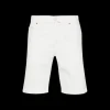 Bermuda JACOB COHEN Nicolas coton stretch blanc 5 poches