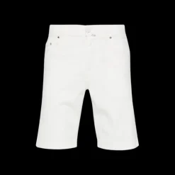 Bermuda JACOB COHEN Nicolas coton stretch blanc 5 poches