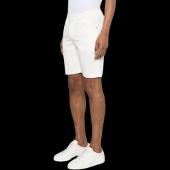 Bermuda JACOB COHEN Nicolas coton stretch blanc 5 poches