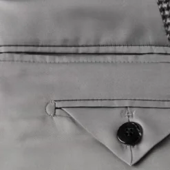 Blazer TOM FORD laine cachemire mélangé pied-de-poule noir blanc