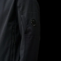 Blouson à capuche CP COMPANY CP Shell-R bleu nuit lentille