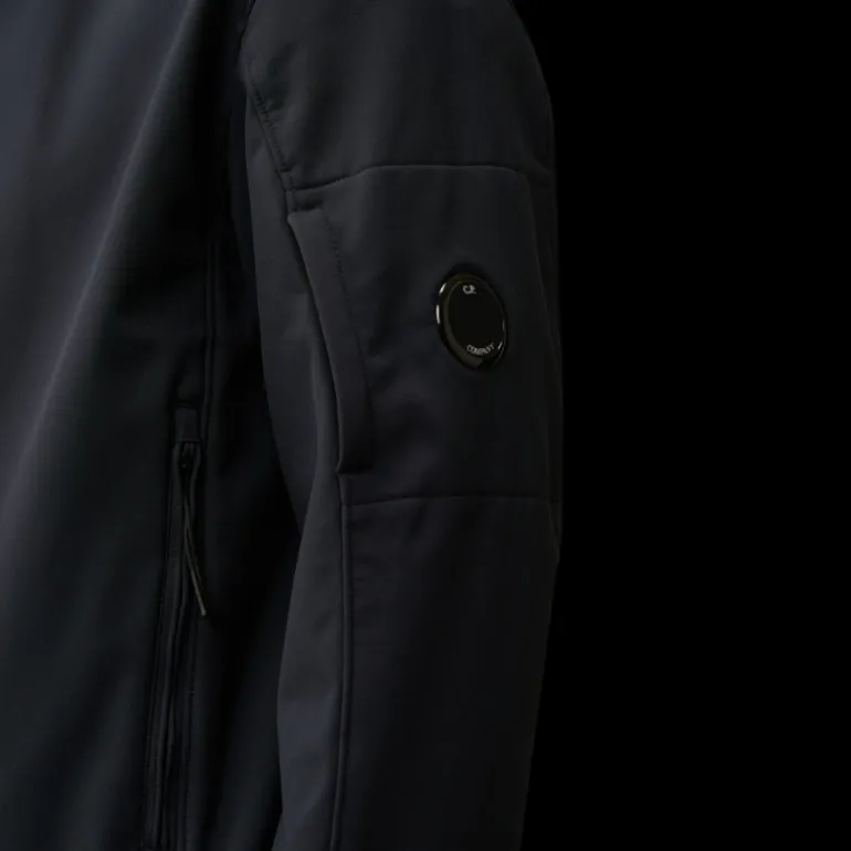 Blouson à capuche CP COMPANY CP Shell-R bleu nuit lentille