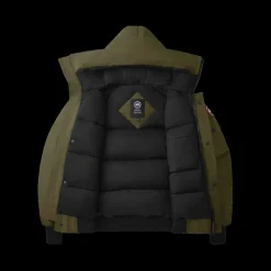 Blouson aviateur bomber Chilliwack capuche fourrure kaki