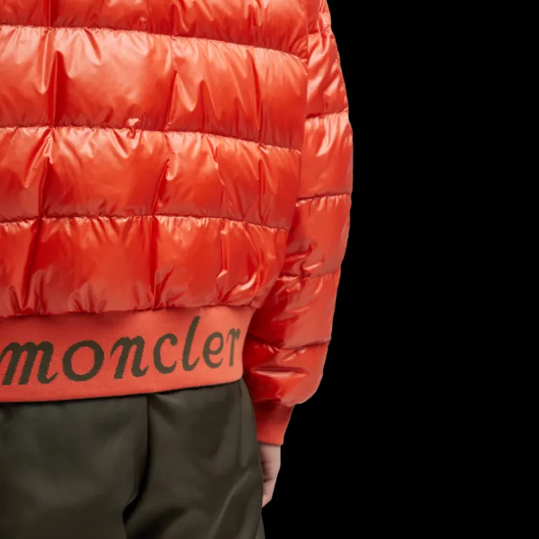 Blouson bomber réversible Neper Moncler x Mercedes-Benz by NIGO nylon kaki orange