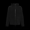 Blouson Coupe vent MONCLER Kurz veste capuche zippé stretch noir