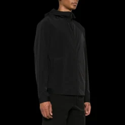 Blouson Coupe vent MONCLER Kurz veste capuche zippé stretch noir