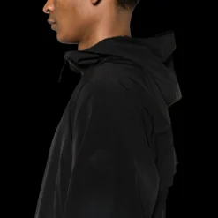 Blouson Coupe vent MONCLER Kurz veste capuche zippé stretch noir