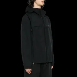 Blouson coupe vent Shipton capuche noir Goretex Moncler Grenoble