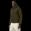 Blouson doudoune CANADA GOOSE Lodge Down Hoody nylon kaki black label