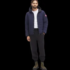 Blouson doudoune CANADA GOOSE Lodge down hoody nylon bleu marine