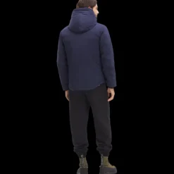 Blouson doudoune CANADA GOOSE Lodge down hoody nylon bleu marine