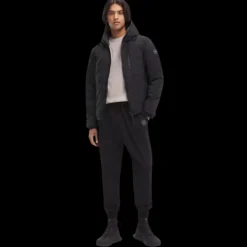 Blouson doudoune CANADA GOOSE Lodge Down Hoody nylon noir black label