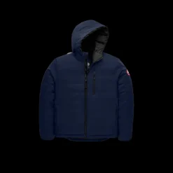 Blouson doudoune CANADA GOOSE Lodge down hoody nylon bleu marine