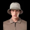 Bob STONE ISLAND nylon métal irisé gris patch logo