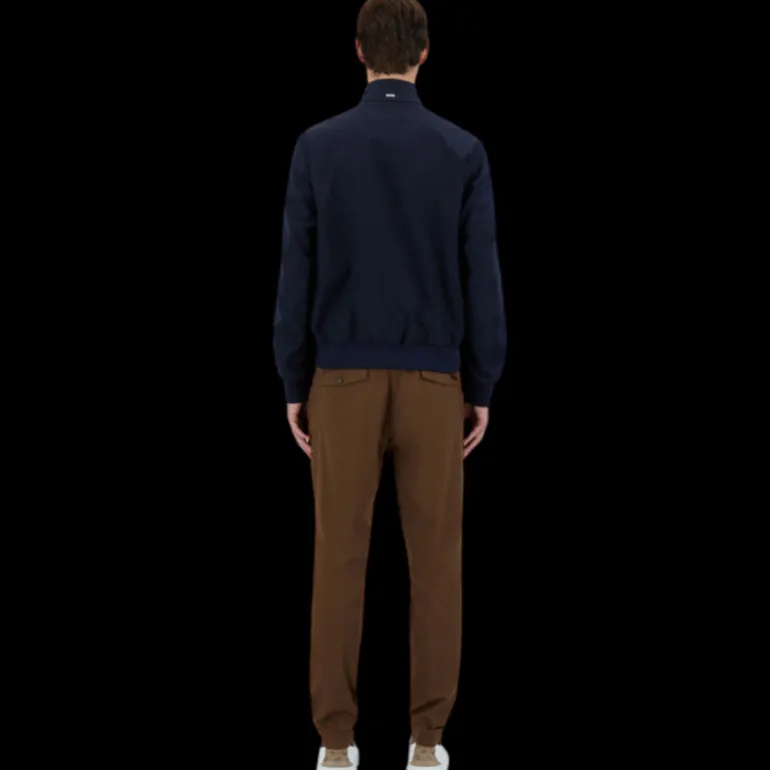 Bomber en laine HERNO Storm System® bleu marine poches