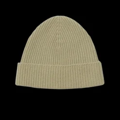 Bonnet BURBERRY cachemire côtelé argile broderie Equestrian Knight bleu