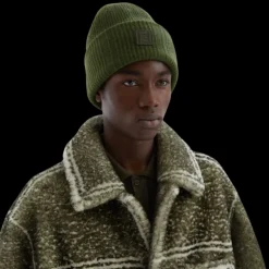 Bonnet FENDI laine verte écusson FF