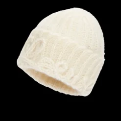 Bonnet LOEWE grosse maille laine mohair melangé écru