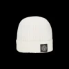 Bonnet STONE ISLAND laine vierge écru Rose des vents Revers