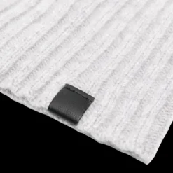 Bonnet TOM FORD cachemire côtelé gris clair