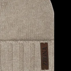 Bonnet Zegna cachemire Oasi beige