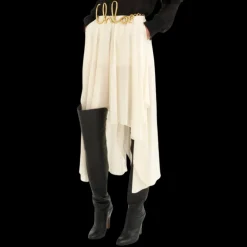 Bottes Cuissardes CHLOE Eve cuir veau brillant noir