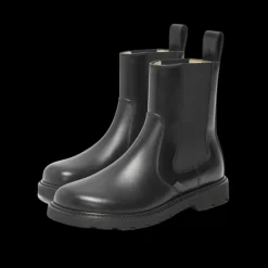 Bottine Chelsea LOEWE Blaze cuir veau pull-up noir