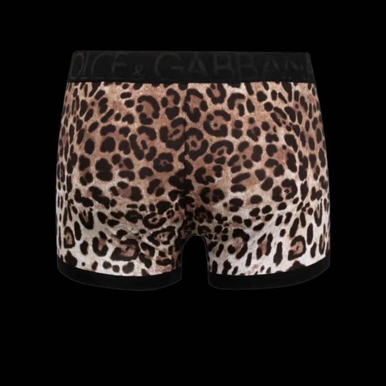 Boxer DOLCE & GABBANA imprimé leopard