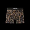 Boxer TOM FORD coton stretch noir marron imprimé léopard
