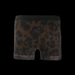 Boxer TOM FORD coton stretch noir marron imprimé léopard