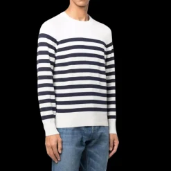 brunello-cucinelli-pull-en-maille-coton-blanc-bleu-rayures-mariniere