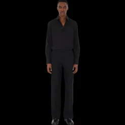 BURBERRY Chemise Sherfield coton stretch blanc broderie chevalier équestre