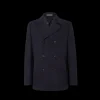 Caban CORNELIANI Peacoat laine vierge double face bleu marine