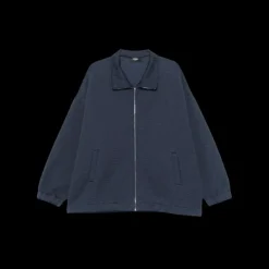 Cardigan sweat-shirt zippé FENDI coton bleu marine motif FF bleu