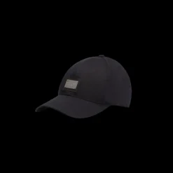 Casquette Baseball DOLCE & GABBANA coton noir logo plaque métal
